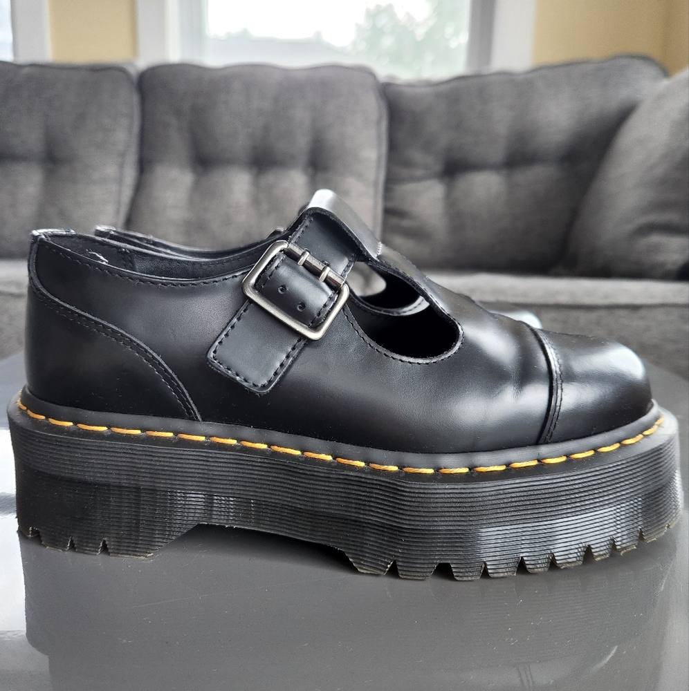 Dr. Martens Bethan TStrap Platforms